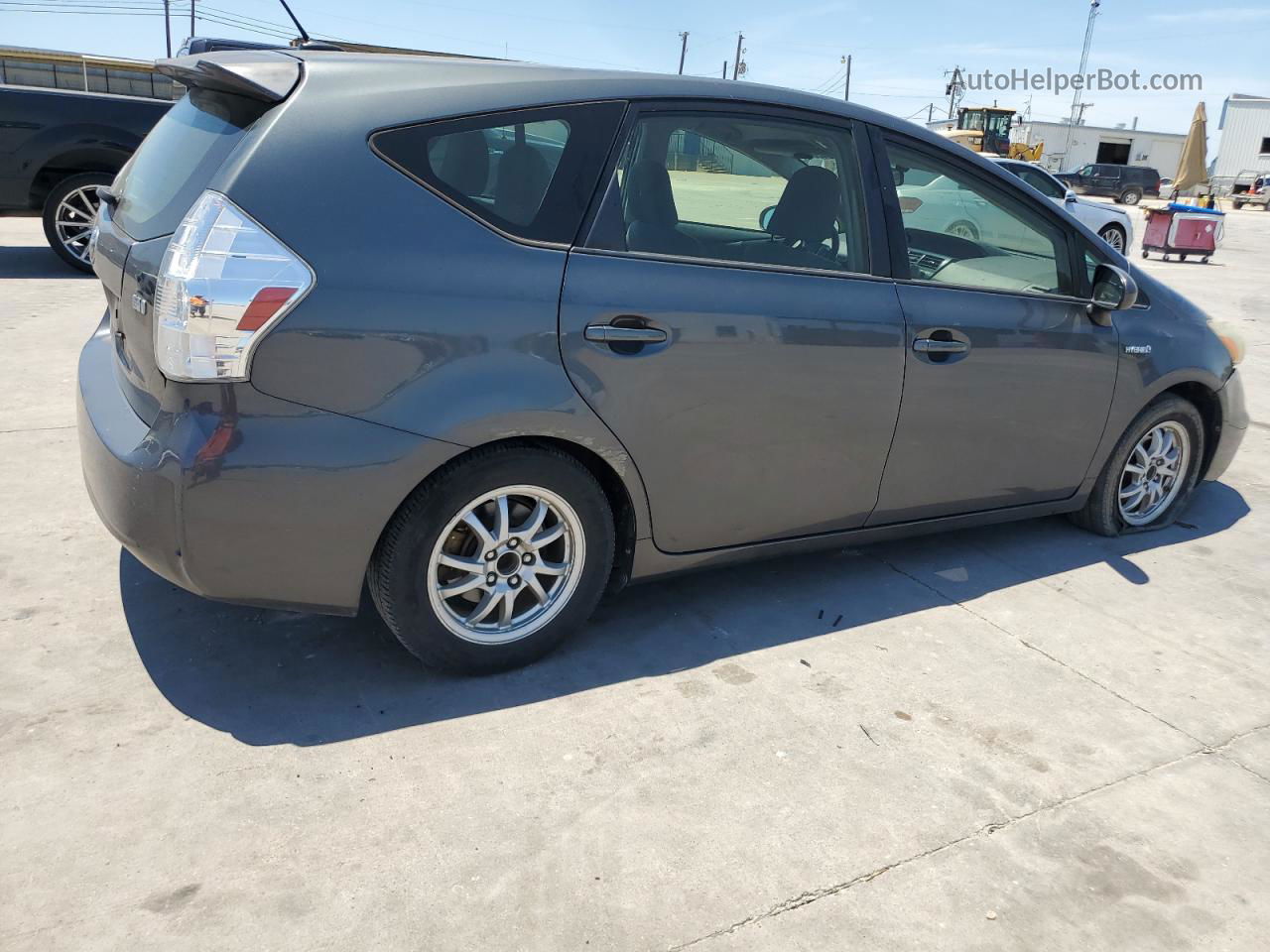 2012 Toyota Prius V  Gray vin: JTDZN3EU2C3102344