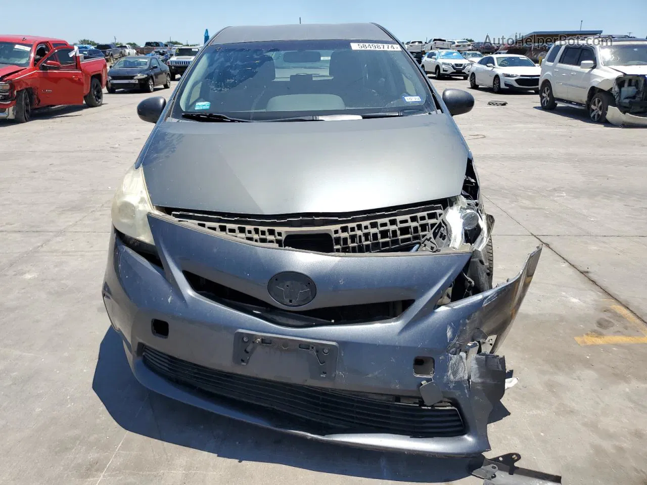 2012 Toyota Prius V  Gray vin: JTDZN3EU2C3102344