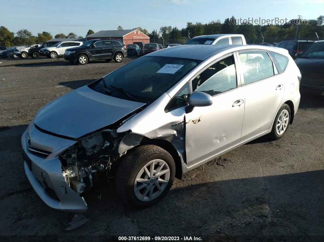 2012 Toyota Prius V Two Серебряный vin: JTDZN3EU2C3131178