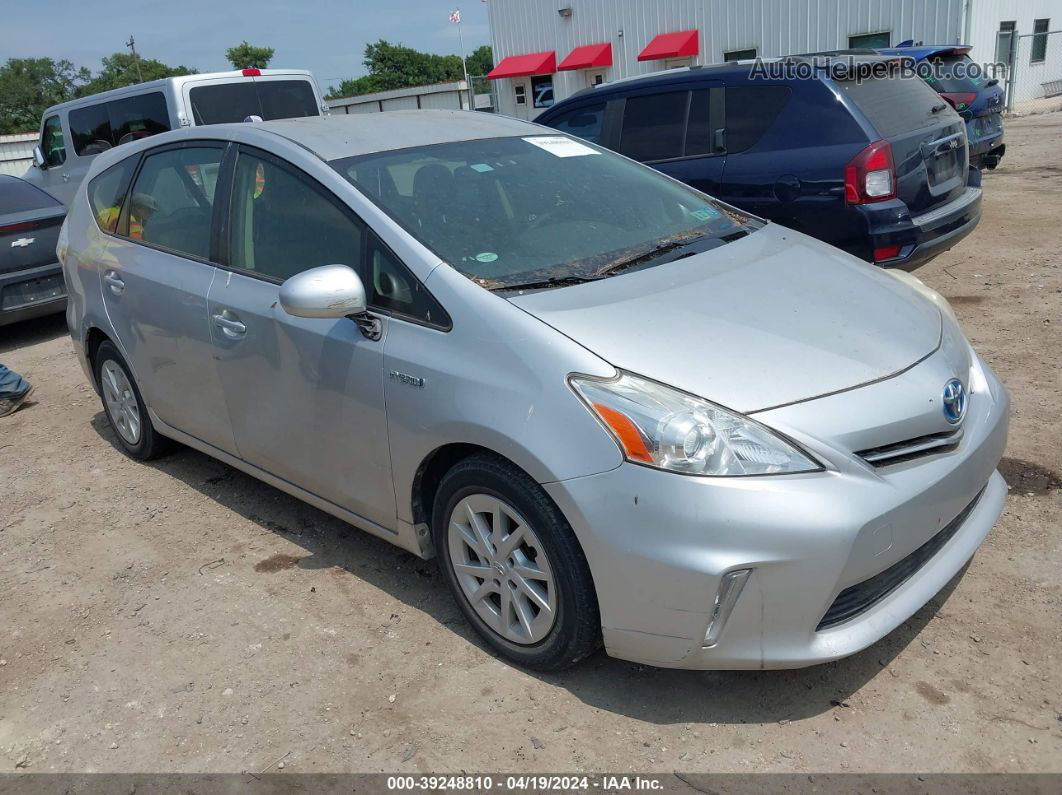 2012 Toyota Prius V Three Silver vin: JTDZN3EU2C3141886