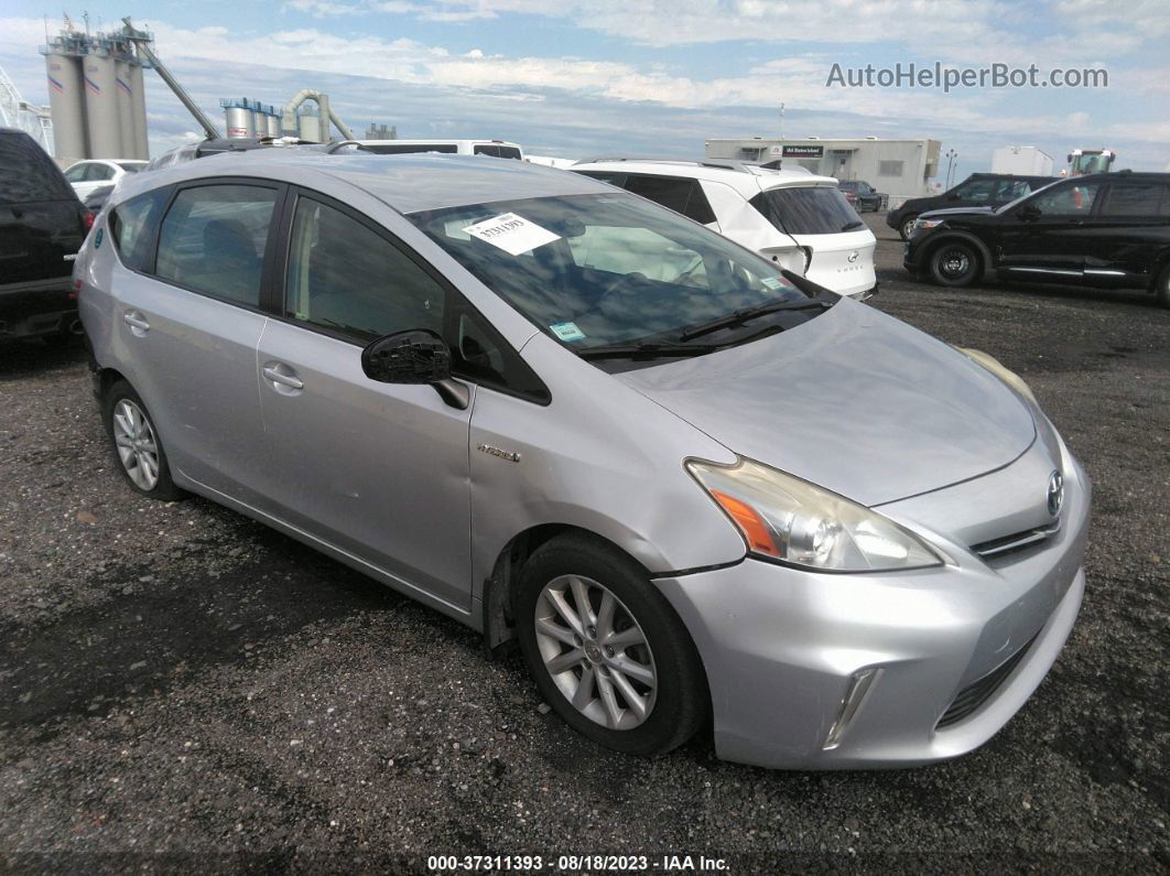 2012 Toyota Prius V Two/three/five Gray vin: JTDZN3EU2C3142360