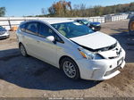 2012 Toyota Prius V Three White vin: JTDZN3EU2C3146599