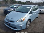 2012 Toyota Prius V Three Light Blue vin: JTDZN3EU2C3158719