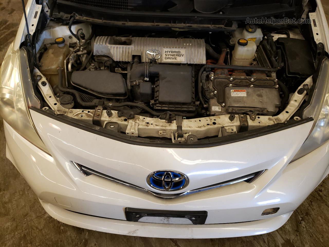 2012 Toyota Prius V  White vin: JTDZN3EU2C3164505