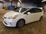 2012 Toyota Prius V  White vin: JTDZN3EU2C3164505