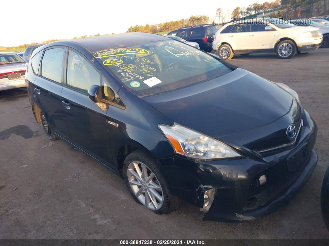 2012 Toyota Prius V Five Black vin: JTDZN3EU2C3180347