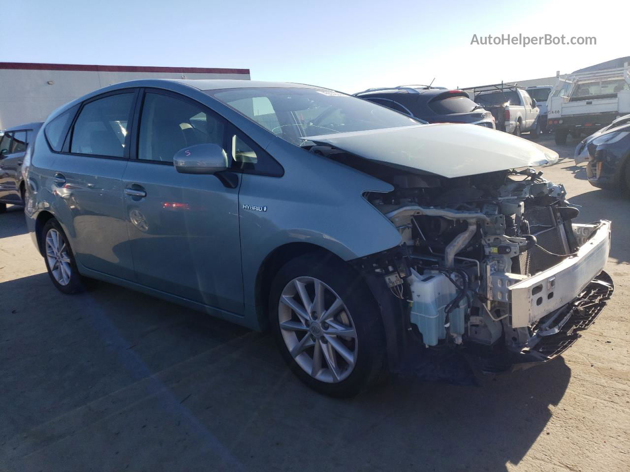 2013 Toyota Prius V  Silver vin: JTDZN3EU2D3209850