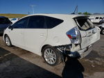 2014 Toyota Prius V  White vin: JTDZN3EU2EJ011492