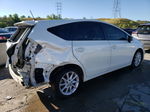 2014 Toyota Prius V  White vin: JTDZN3EU2EJ011492