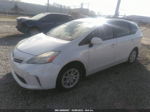 2012 Toyota Prius V Two/three/five White vin: JTDZN3EU3C3016802