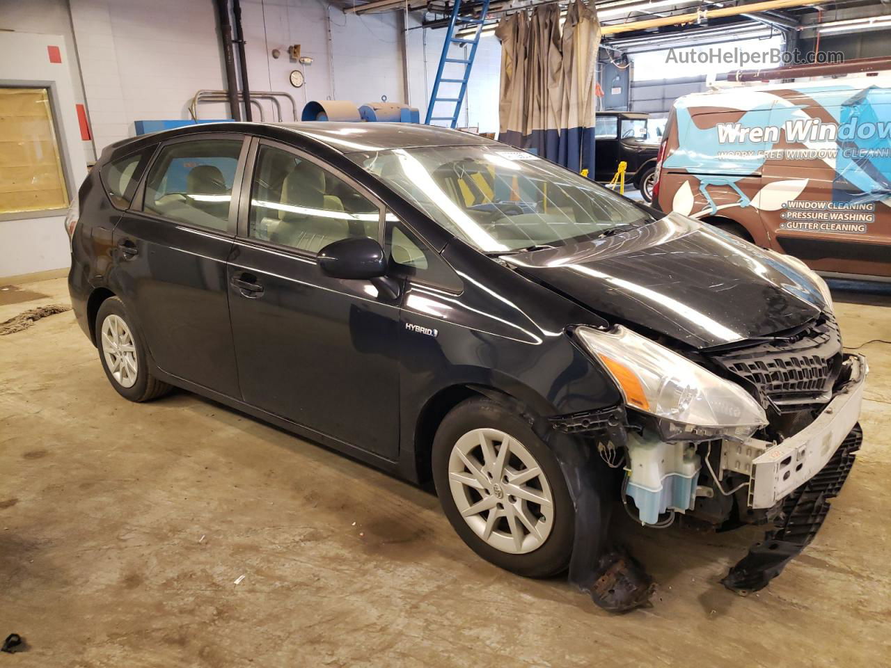 2012 Toyota Prius V  Black vin: JTDZN3EU3C3052151