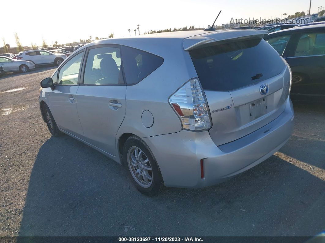 2012 Toyota Prius V Two/three/five Gray vin: JTDZN3EU3C3079818