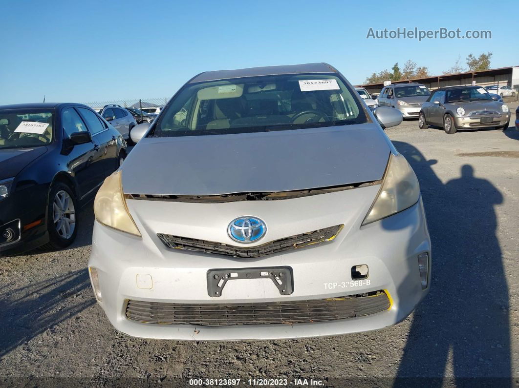 2012 Toyota Prius V Two/three/five Gray vin: JTDZN3EU3C3079818