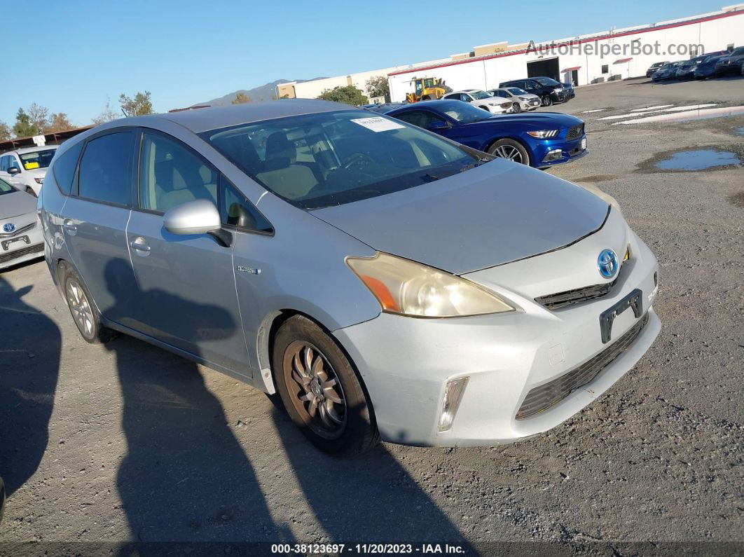 2012 Toyota Prius V Two/three/five Gray vin: JTDZN3EU3C3079818