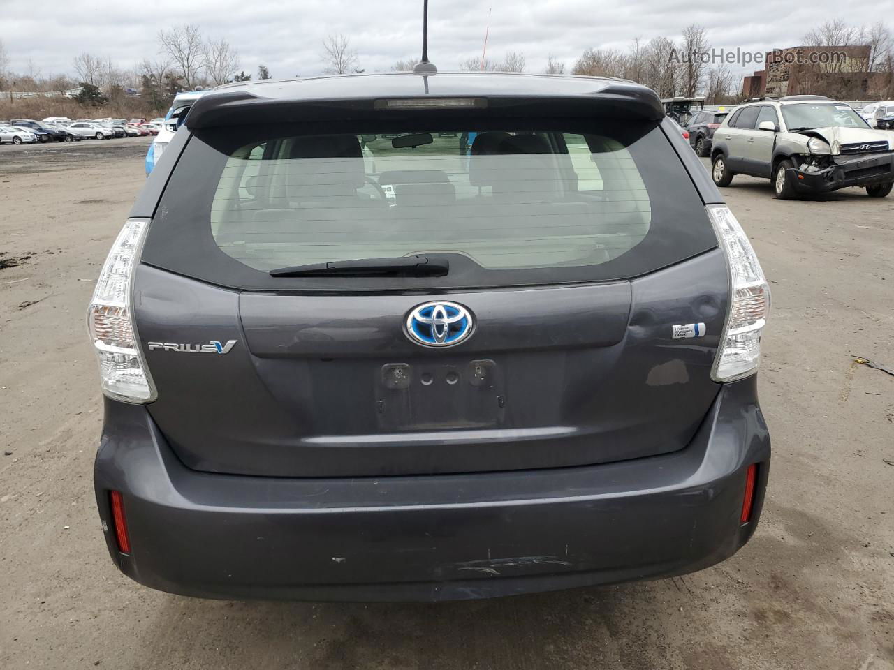 2012 Toyota Prius V  Gray vin: JTDZN3EU3C3082704