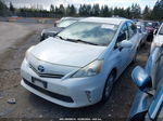 2012 Toyota Prius V Two White vin: JTDZN3EU3C3102577