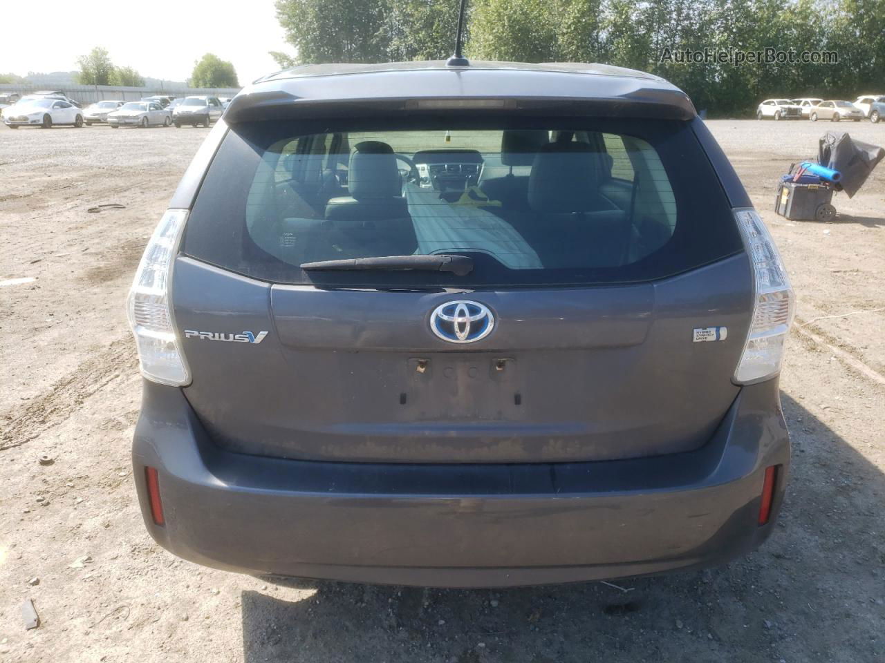 2012 Toyota Prius V  Серый vin: JTDZN3EU3C3125681