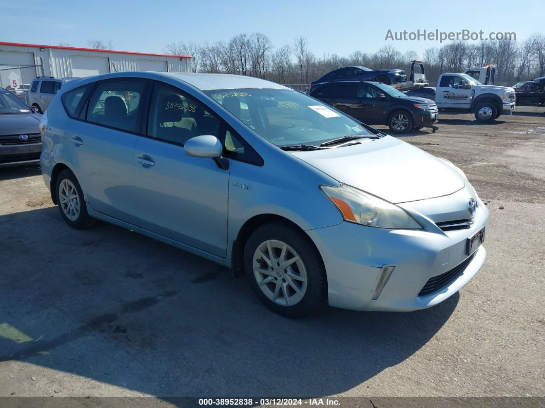 2012 Toyota Prius V Three Blue vin: JTDZN3EU3C3126121