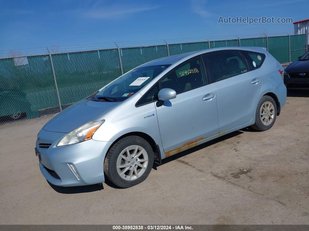 2012 Toyota Prius V Three Blue vin: JTDZN3EU3C3126121