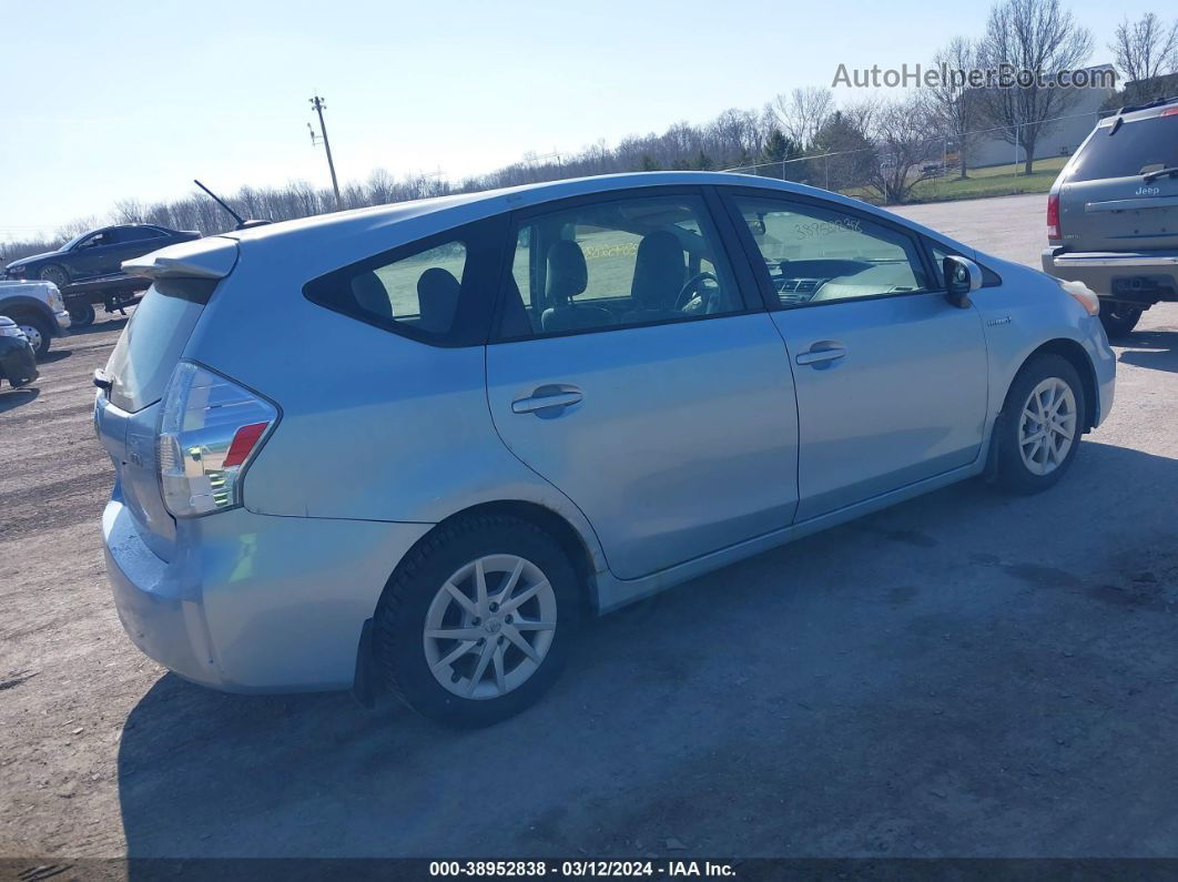 2012 Toyota Prius V Three Синий vin: JTDZN3EU3C3126121