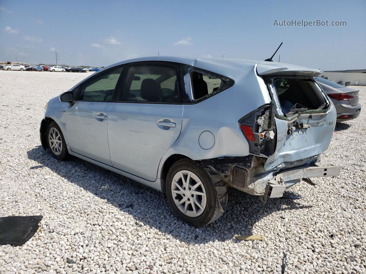 2012 Toyota Prius V  Blue vin: JTDZN3EU3C3153772