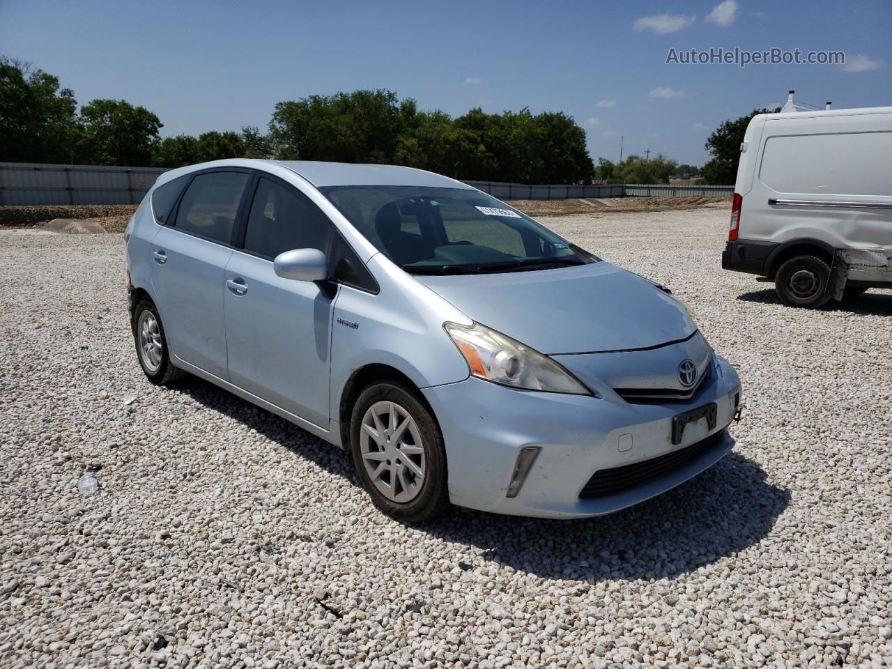 2012 Toyota Prius V  Blue vin: JTDZN3EU3C3153772