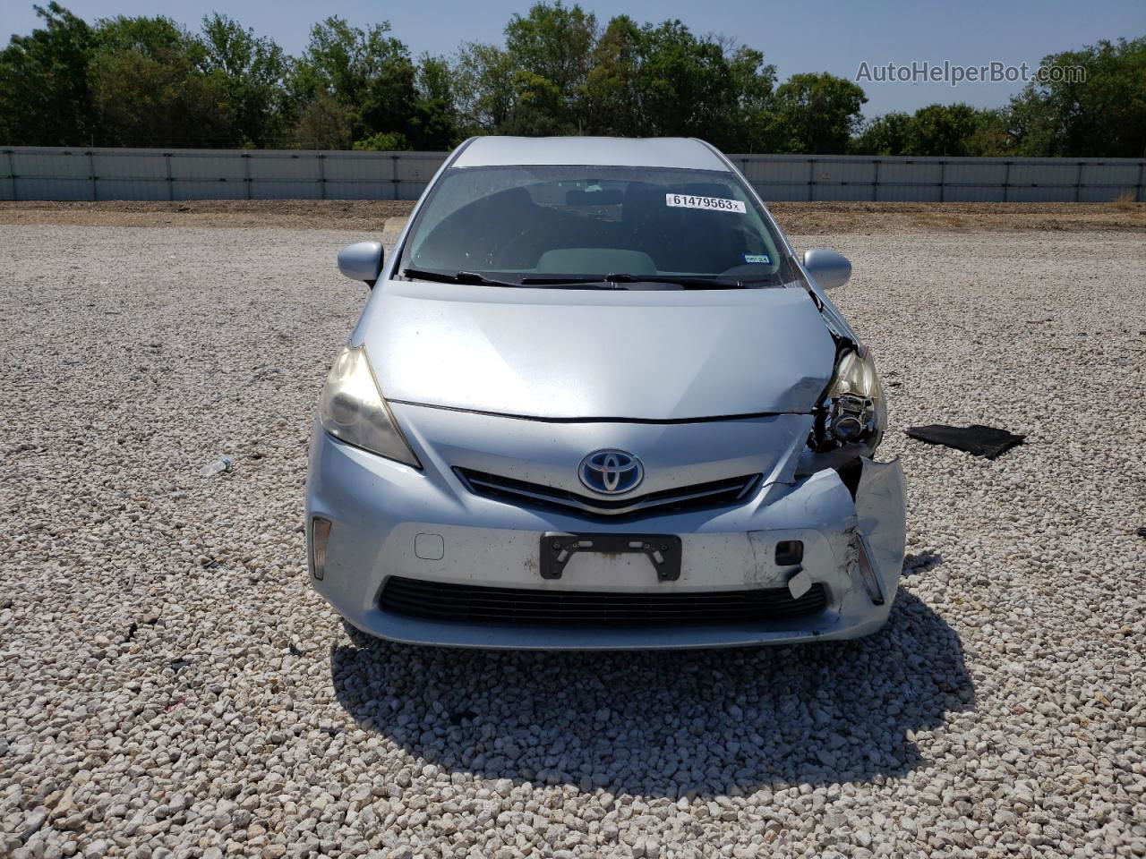 2012 Toyota Prius V  Синий vin: JTDZN3EU3C3153772