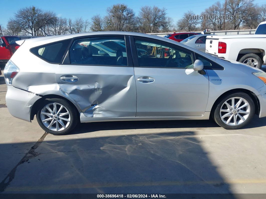 2012 Toyota Prius V Five Серебряный vin: JTDZN3EU3C3173830