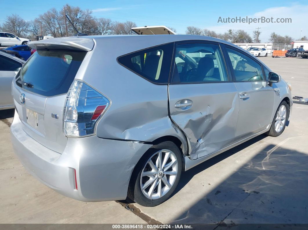 2012 Toyota Prius V Five Серебряный vin: JTDZN3EU3C3173830