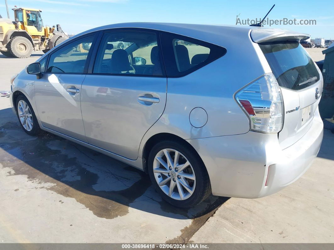 2012 Toyota Prius V Five Серебряный vin: JTDZN3EU3C3173830