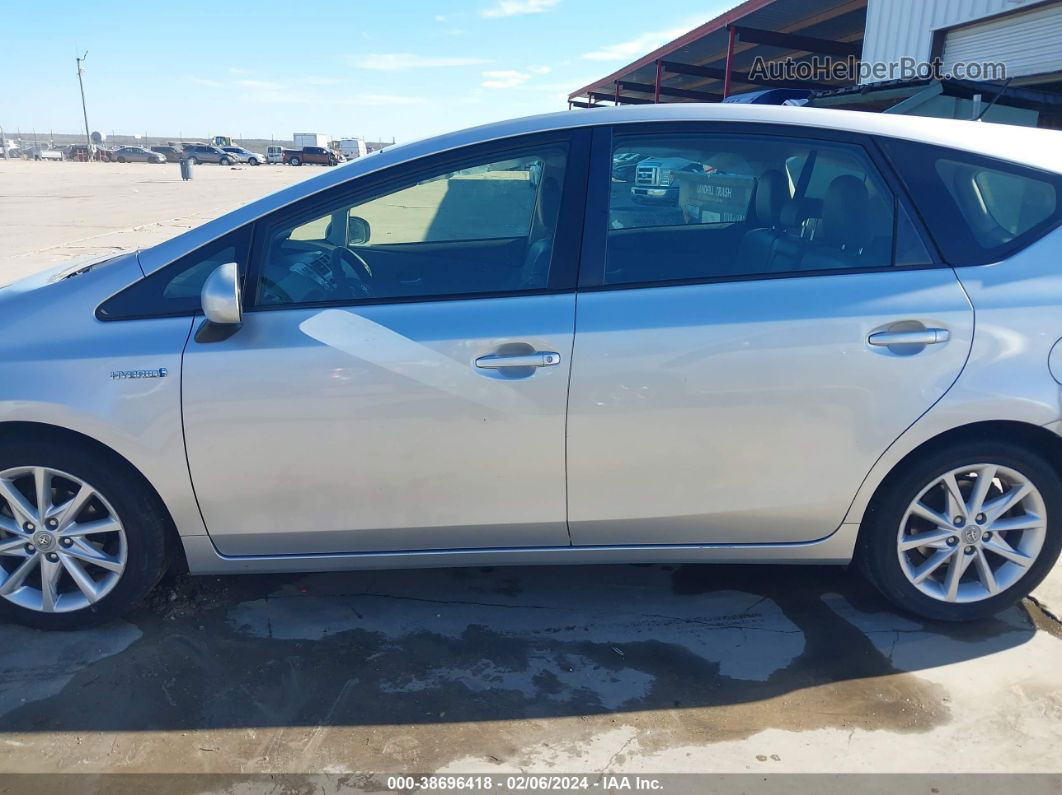 2012 Toyota Prius V Five Серебряный vin: JTDZN3EU3C3173830