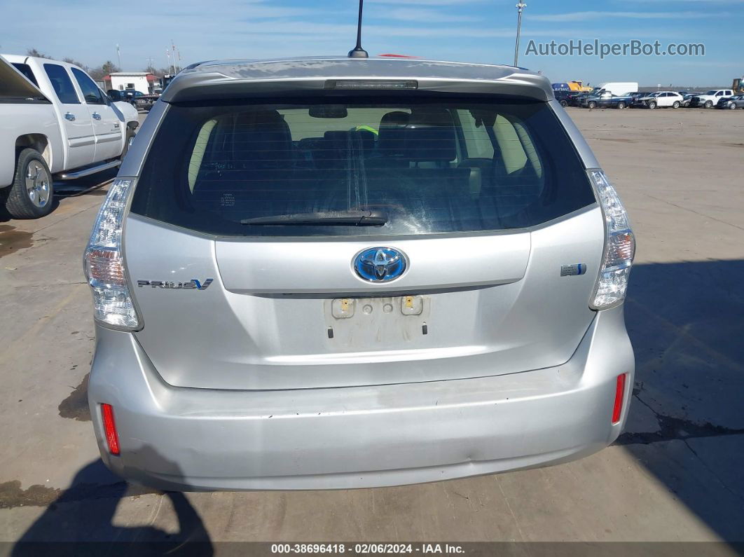 2012 Toyota Prius V Five Серебряный vin: JTDZN3EU3C3173830