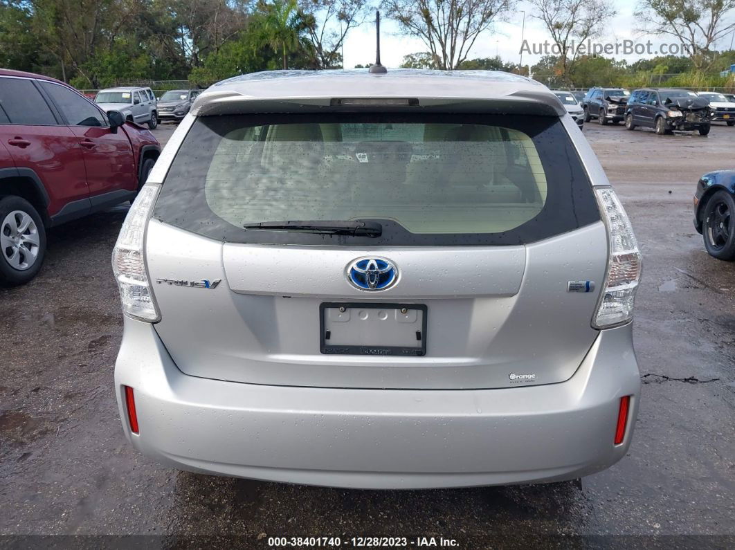 2012 Toyota Prius V Three Серебряный vin: JTDZN3EU3C3180583