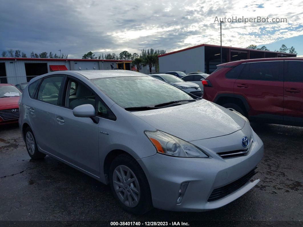 2012 Toyota Prius V Three Серебряный vin: JTDZN3EU3C3180583