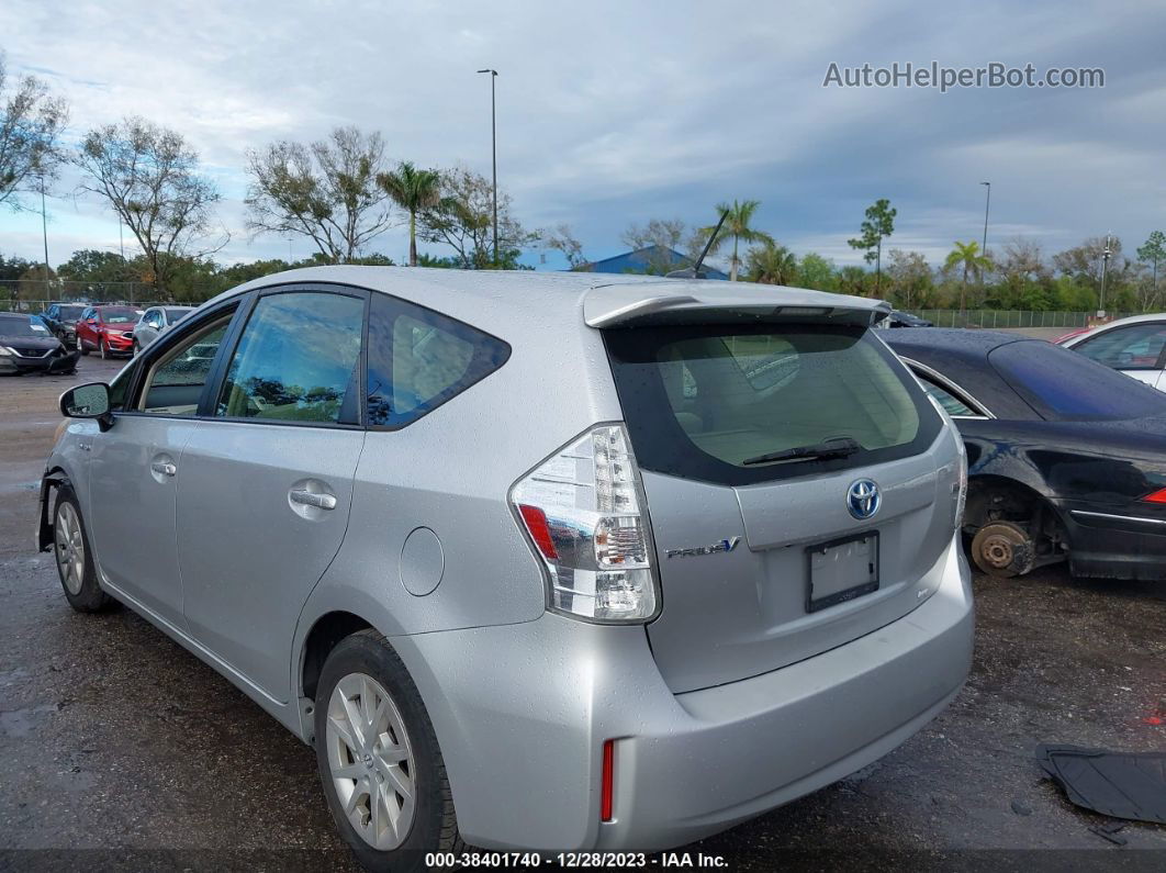 2012 Toyota Prius V Three Серебряный vin: JTDZN3EU3C3180583