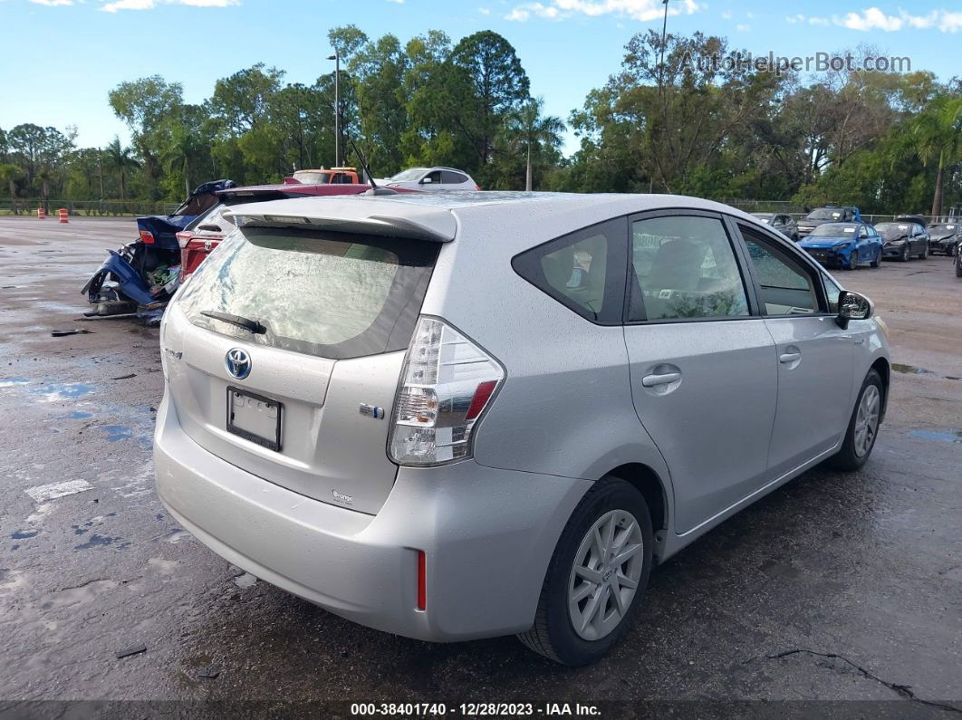 2012 Toyota Prius V Three Серебряный vin: JTDZN3EU3C3180583