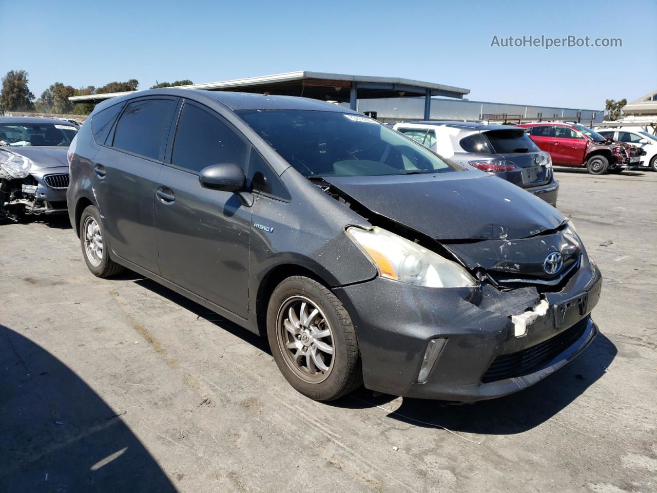 2014 Toyota Prius V  Gray vin: JTDZN3EU3E3311174