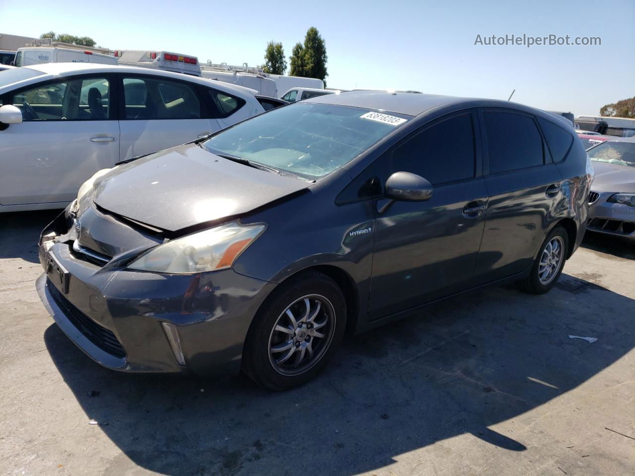 2014 Toyota Prius V  Gray vin: JTDZN3EU3E3311174