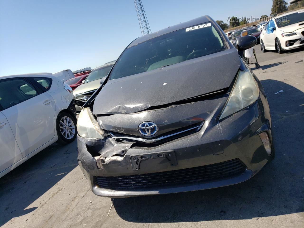 2014 Toyota Prius V  Gray vin: JTDZN3EU3E3311174