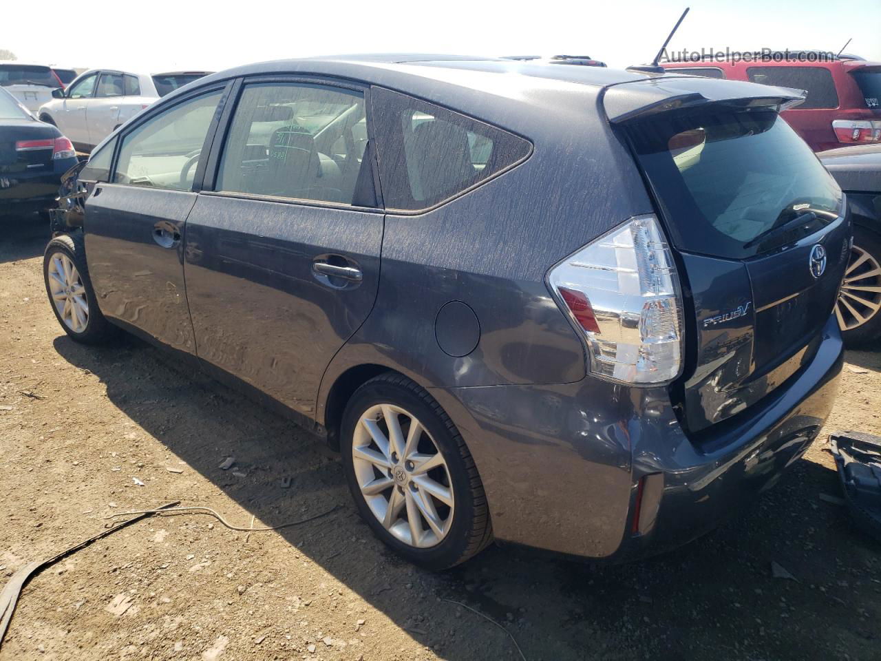 2014 Toyota Prius V  Серый vin: JTDZN3EU3E3333966