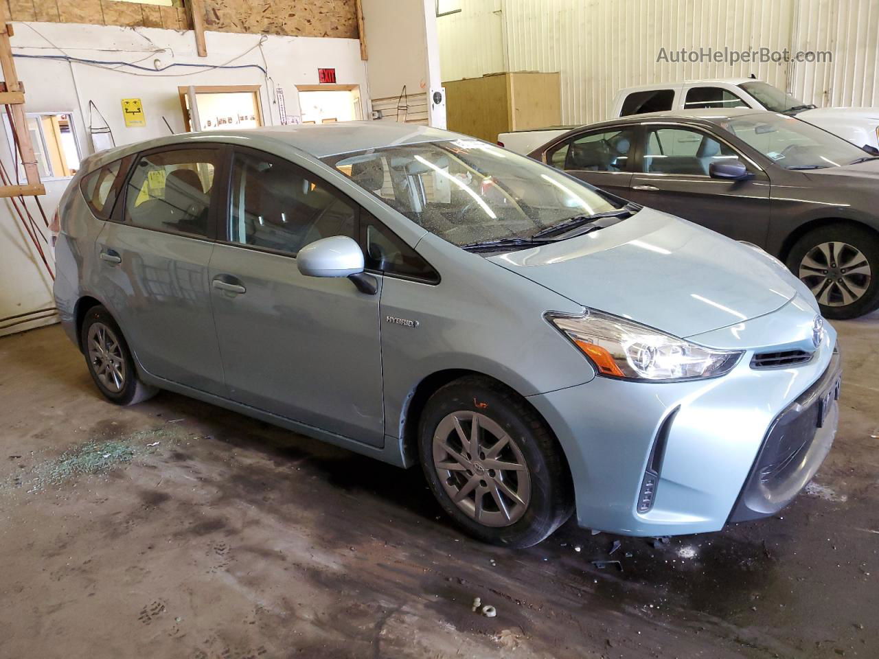 2015 Toyota Prius V  Turquoise vin: JTDZN3EU3FJ036421