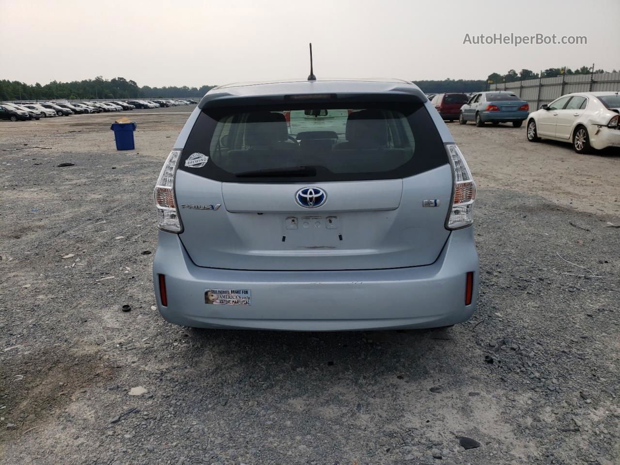 2012 Toyota Prius V  Blue vin: JTDZN3EU4C3031969