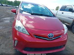 2012 Toyota Prius V Three Red vin: JTDZN3EU4C3041238