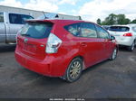 2012 Toyota Prius V Three Red vin: JTDZN3EU4C3041238