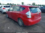 2012 Toyota Prius V Three Red vin: JTDZN3EU4C3041238