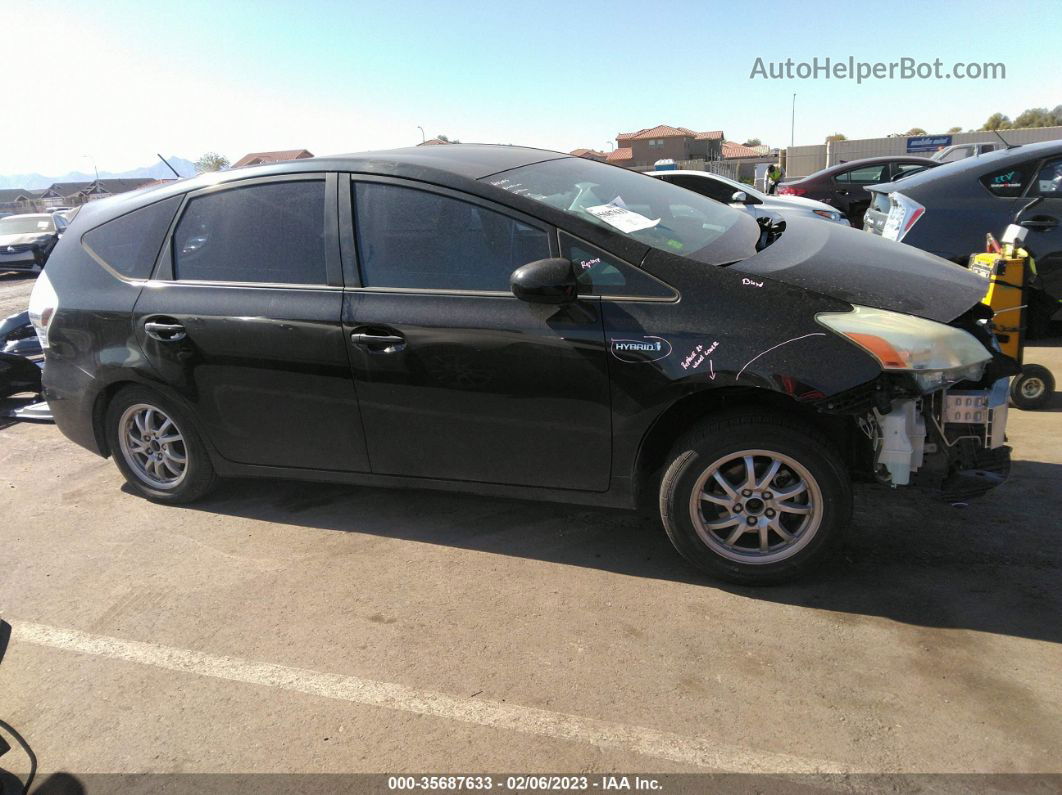 2012 Toyota Prius V Three Black vin: JTDZN3EU4C3053129