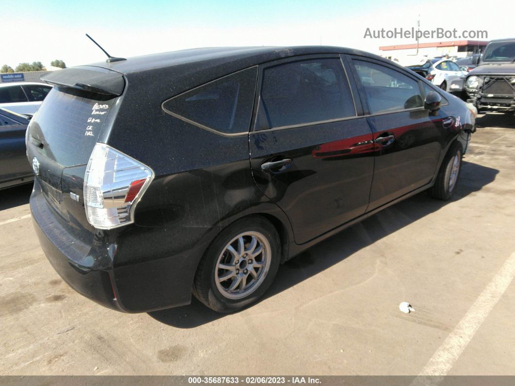 2012 Toyota Prius V Three Black vin: JTDZN3EU4C3053129