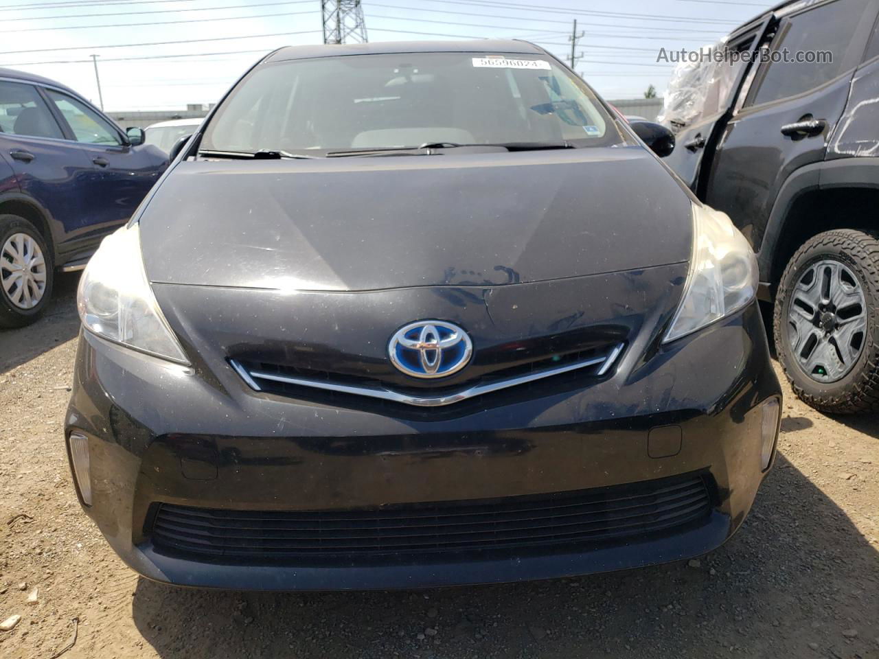 2012 Toyota Prius V  Black vin: JTDZN3EU4C3087796