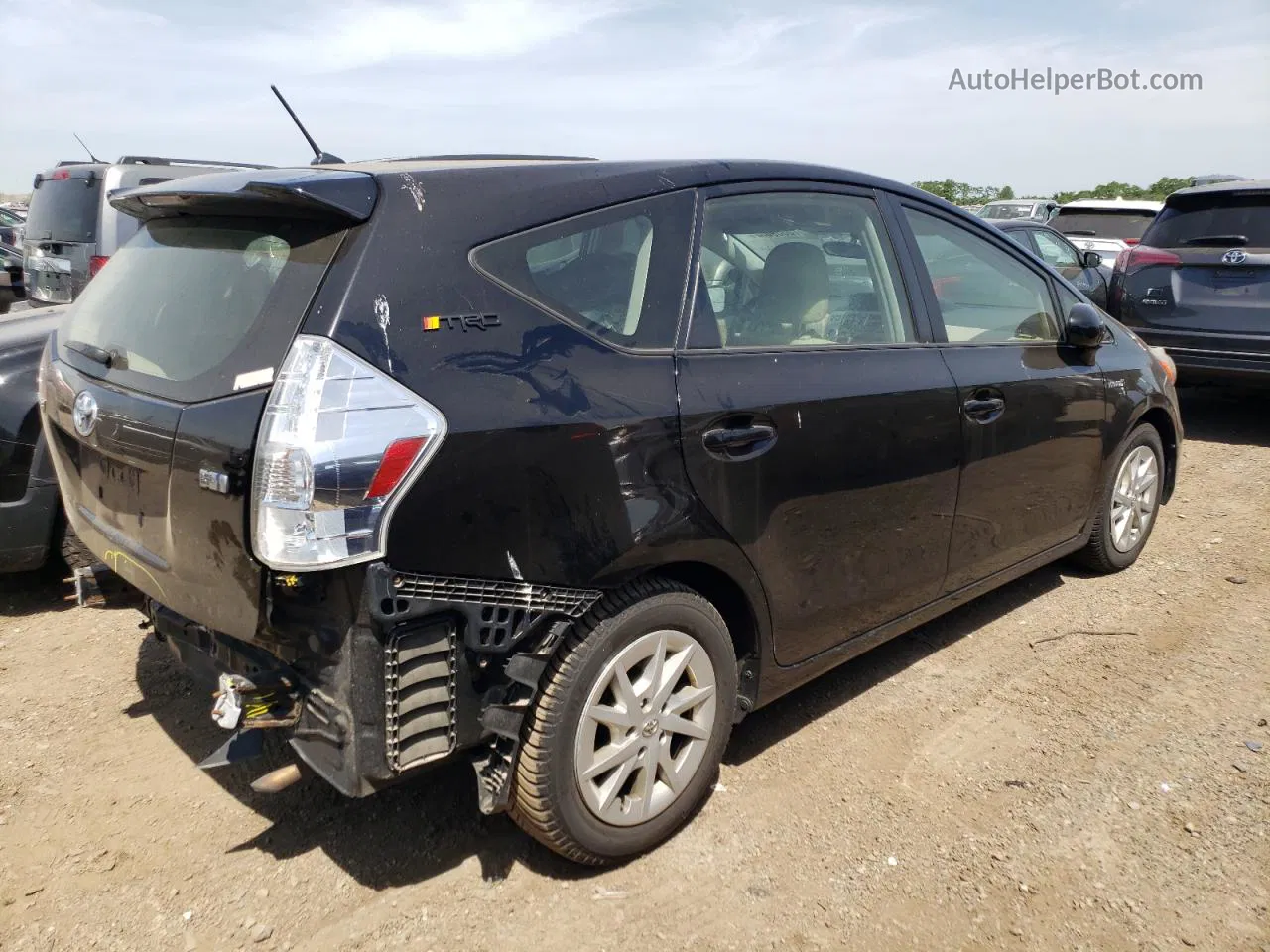 2012 Toyota Prius V  Black vin: JTDZN3EU4C3087796