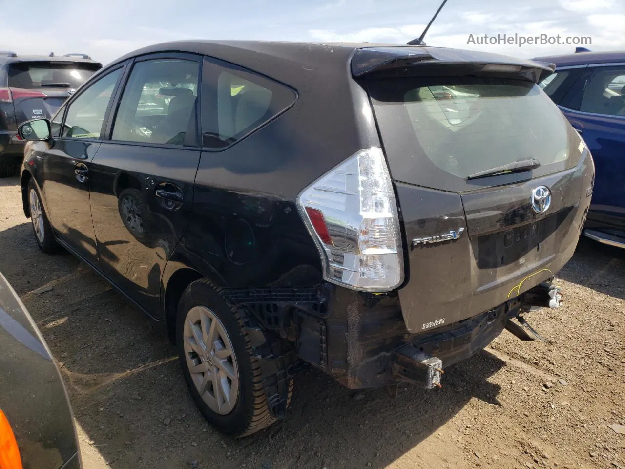 2012 Toyota Prius V  Black vin: JTDZN3EU4C3087796